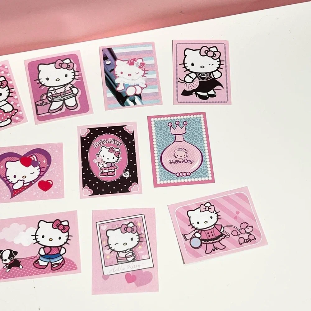 Vintage Y2K 2000s mcbling Sanrio hello kitty sticker bundle
